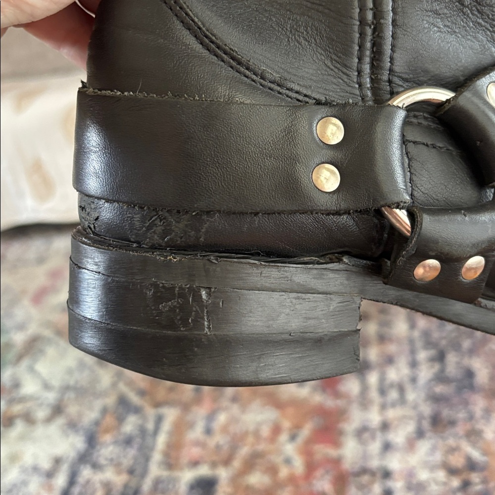 Vintage Frye Harness Boots - 7M, 8.5W - Picture 10 of 15